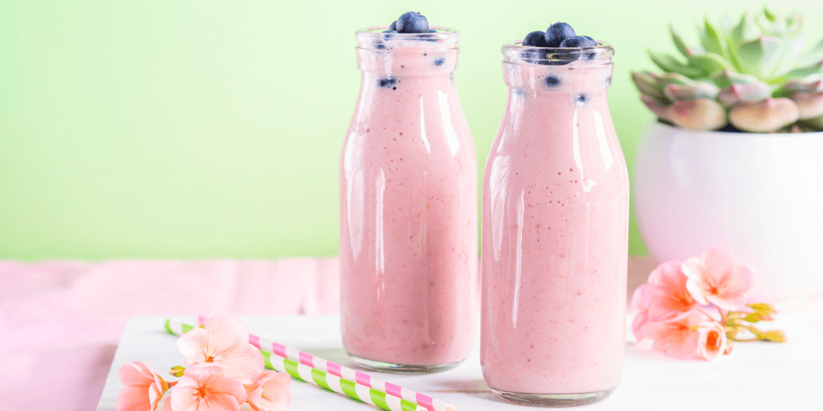 Bariatric Recipes - Blueberry Lavender Protein Lemonade