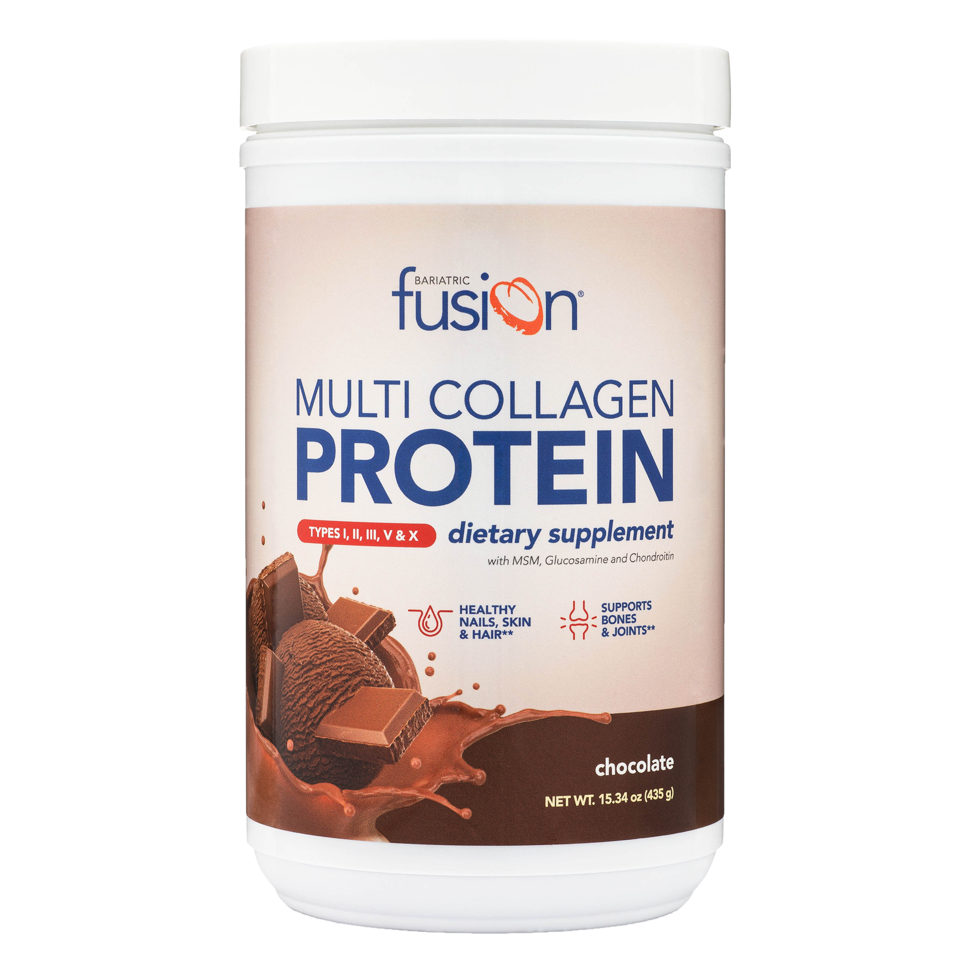 Bariatric Fusion Chocolate Flavored Multi-Collagen Protein Powder