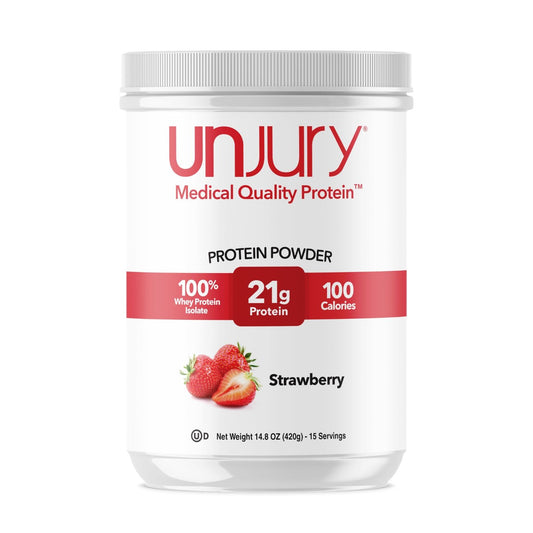 Unjury Strawberry High Whey Protein Powder - Bariatric Fusion