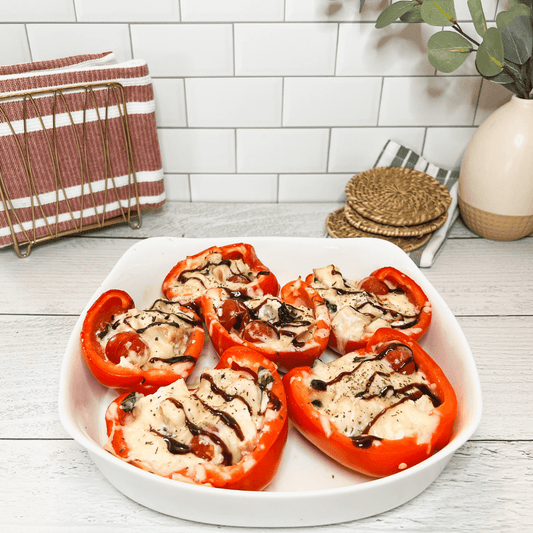 Bariatric Recipes - Chicken Stuffed Bell Pepper - Bariatric Fusion