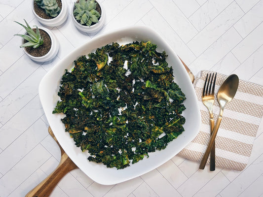 Bariatric Recipes - Crunchy Kale Side Dish - Bariatric Fusion