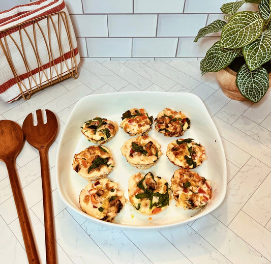 Bariatric Recipes - Ham and Veggie Egg White Bites - Bariatric Fusion