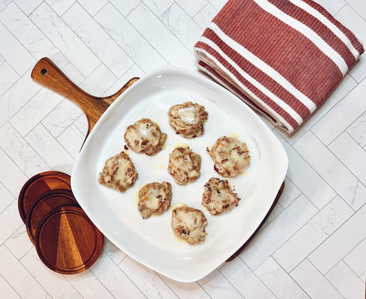 Bariatric Recipes - Peanut Butter and Banana Cookies with Protein Frosting - Bariatric Fusion