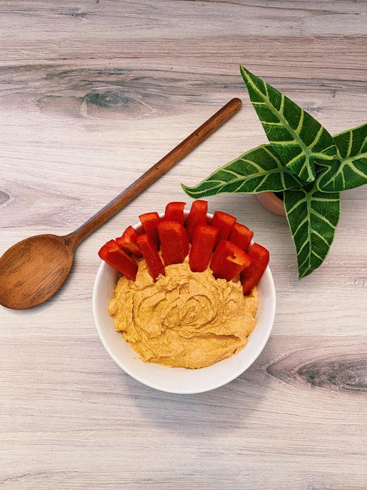 Bariatric Recipes - Red Pepper Protein Hummus - Bariatric Fusion