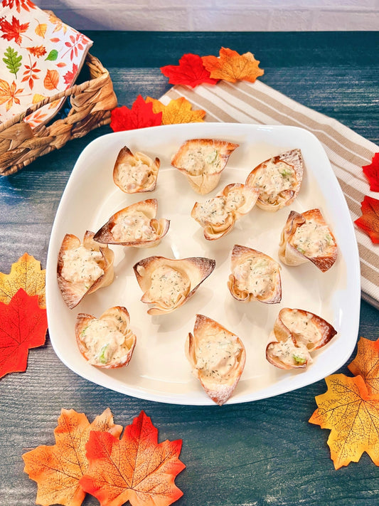 Bariatric Recipes - Tuna Salad Wontons - Bariatric Fusion