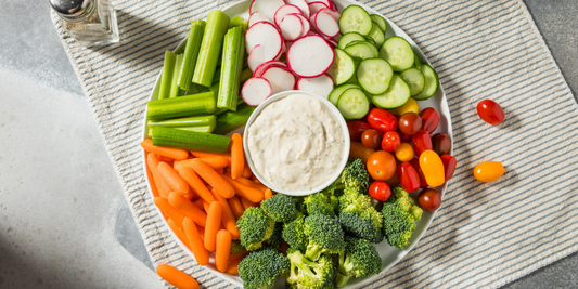 High-Protein French Onion Veggie Dip