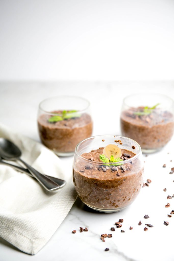 Overnight Chocolate Banana Protein Pudding - Bariatric Fusion