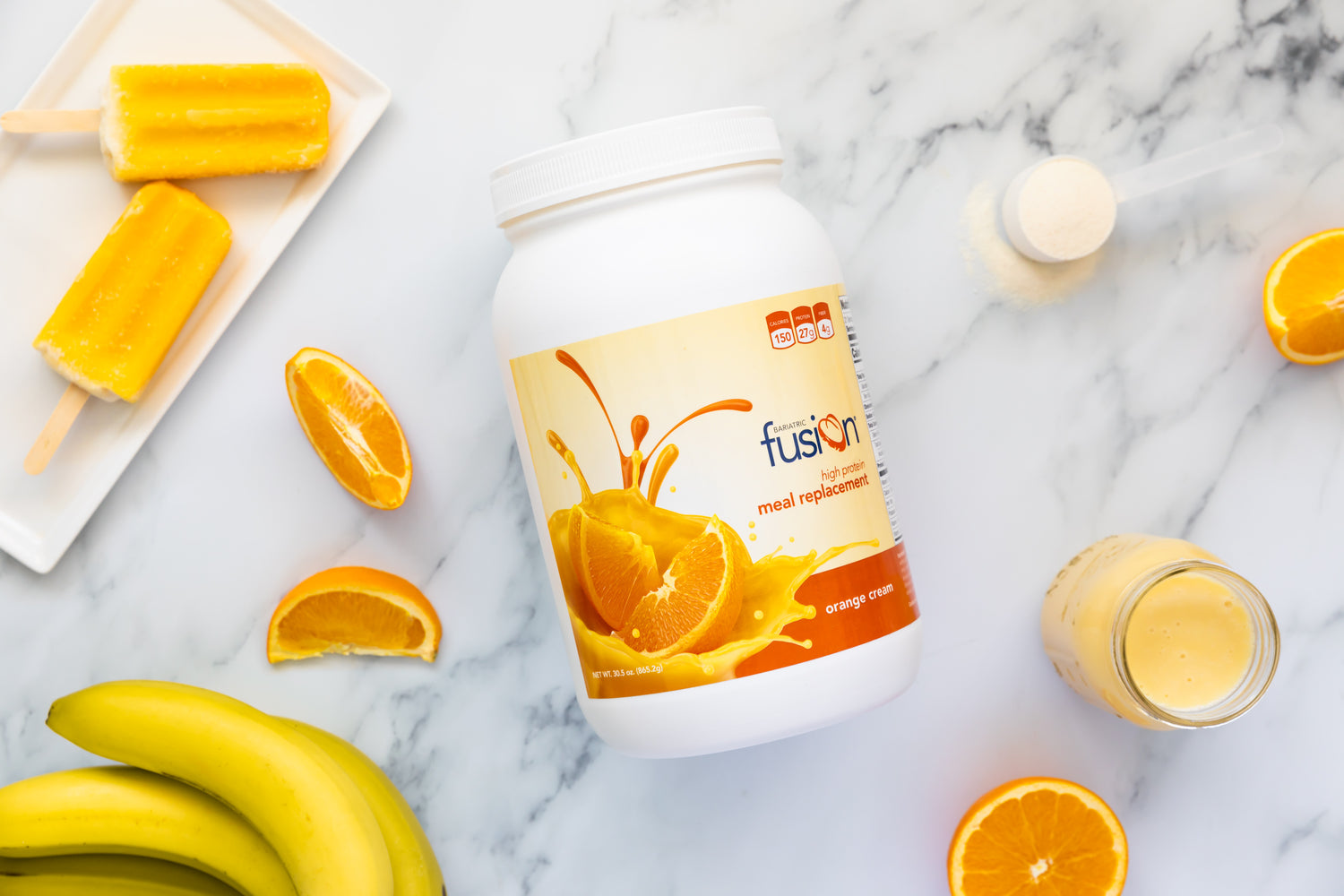 Orange Cream High Protein Meal Replacement Bariatric Fusion