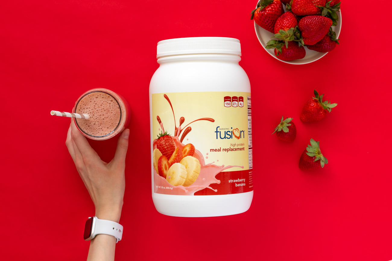 Strawberry Banana High Protein Meal Replacement Bariatric Fusion