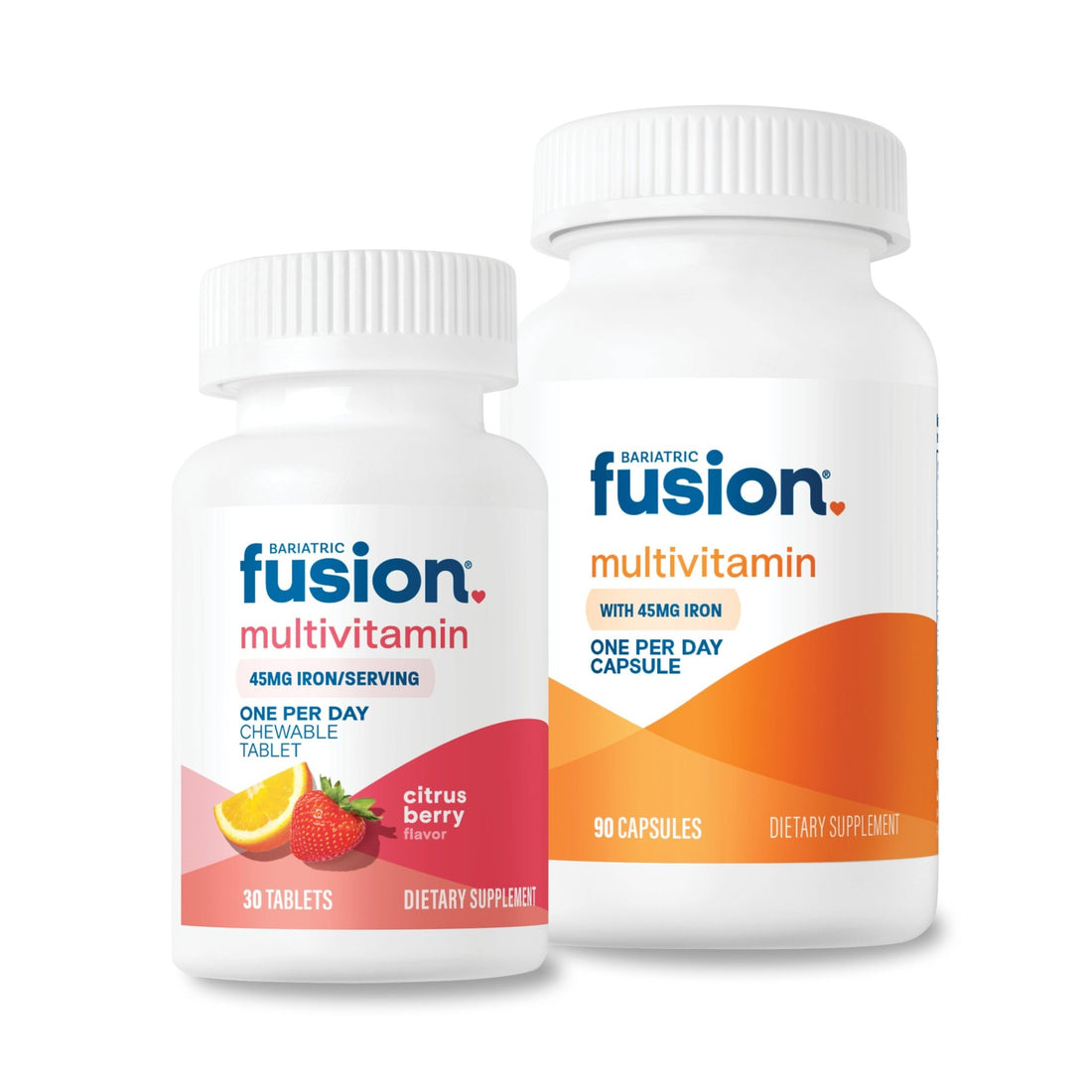 Bariatric Vitamin Bundle With 45Mg Iron Bariatric Fusion