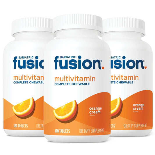 Bariatric Fusion Orange Cream Complete Chewable Bariatric Multivitamin bundle.