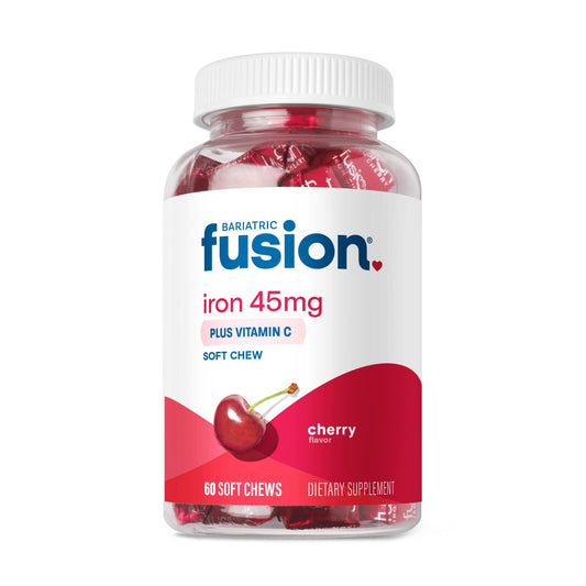Cherry Bariatric Iron Soft Chew with Vitamin C 60 soft chews.