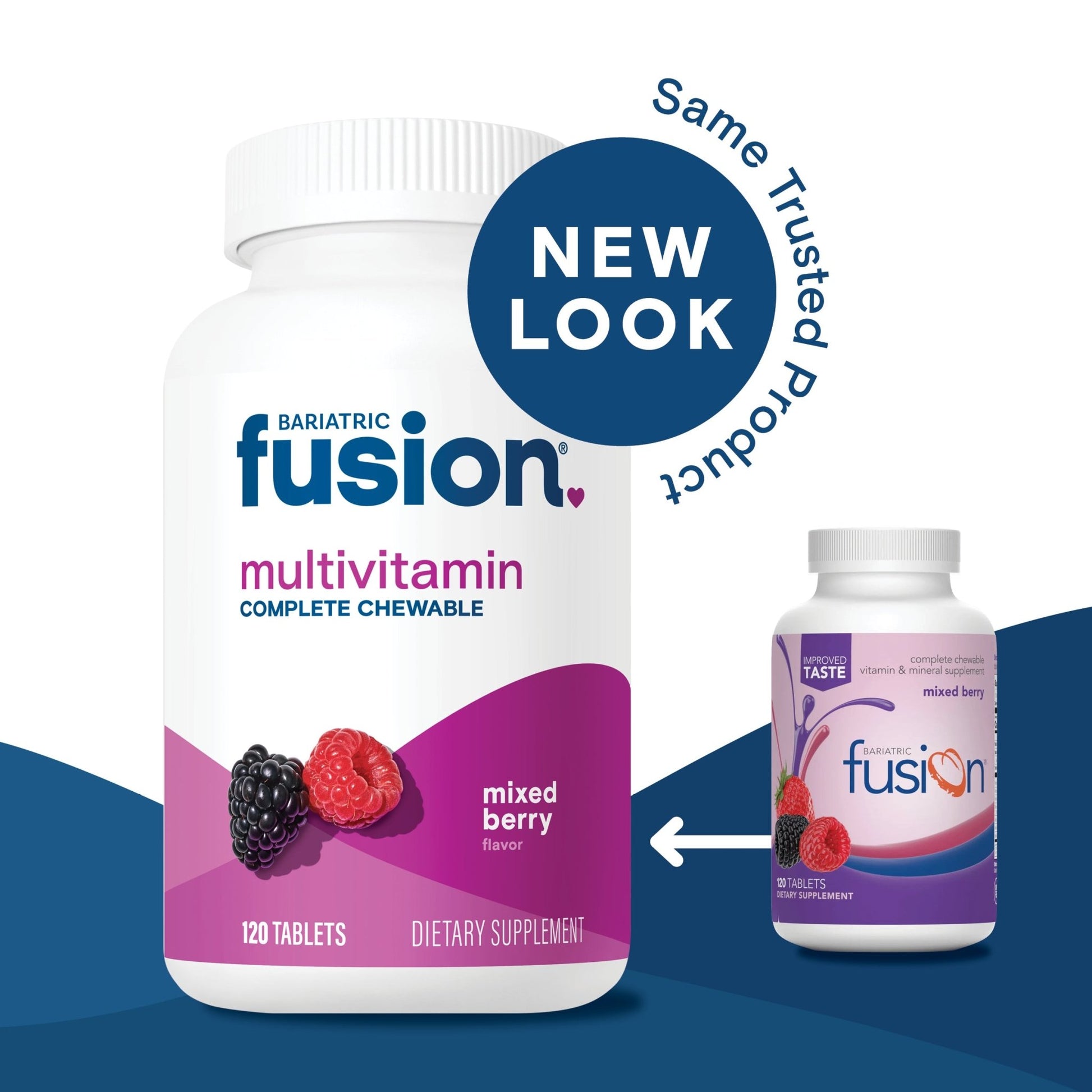 Chewable Bariatric Multivitamin With Iron and Calcium Mixed Berry