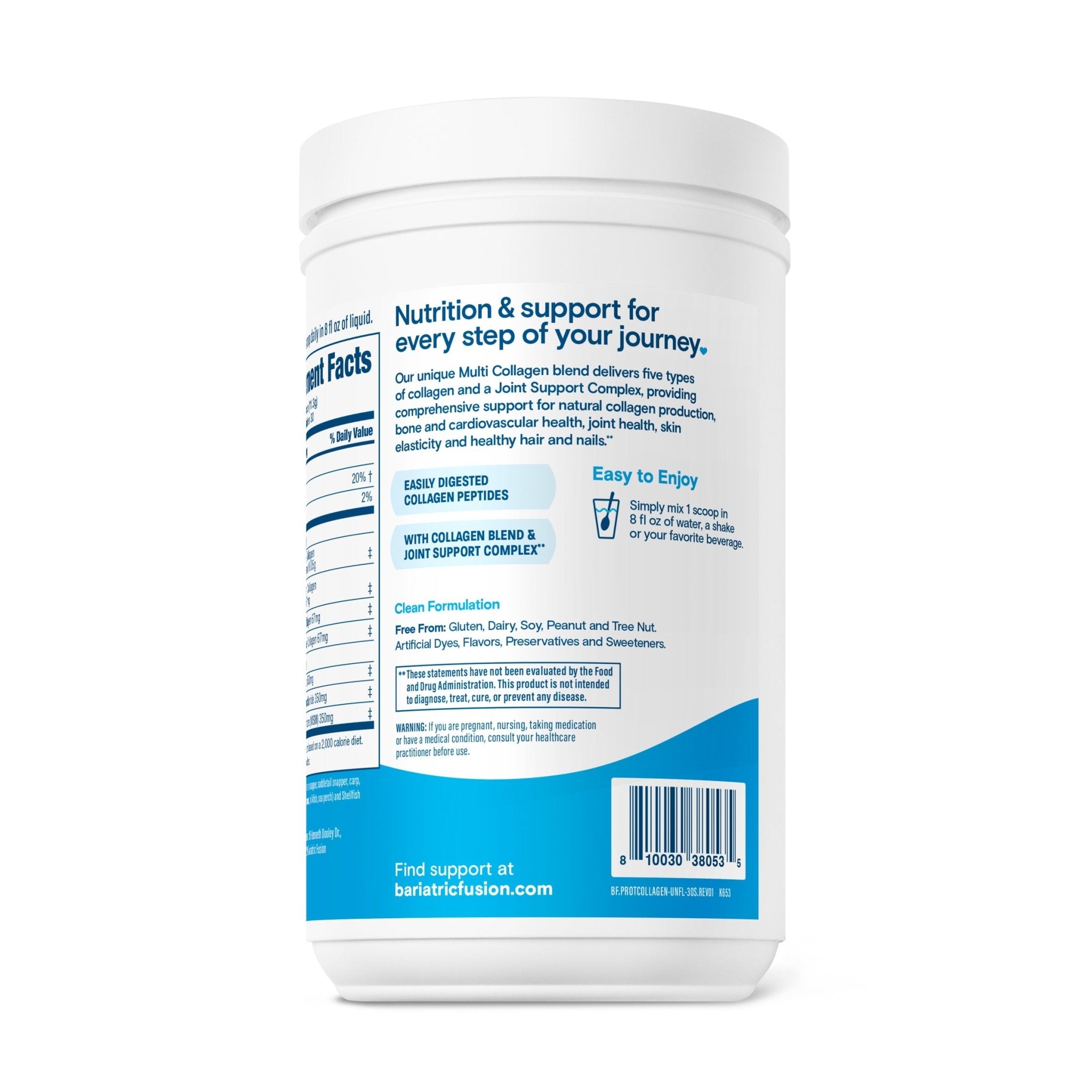 Multi Collagen Protein Powder - Unflavored - Collagen Peptides Powder