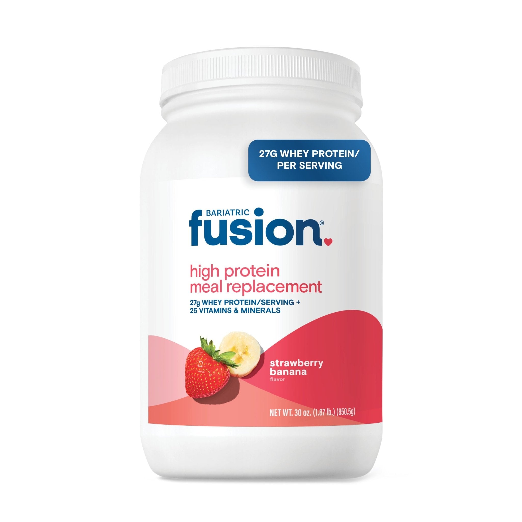 Bariatric Fusion Strawberry Banana High Protein Meal Replacement