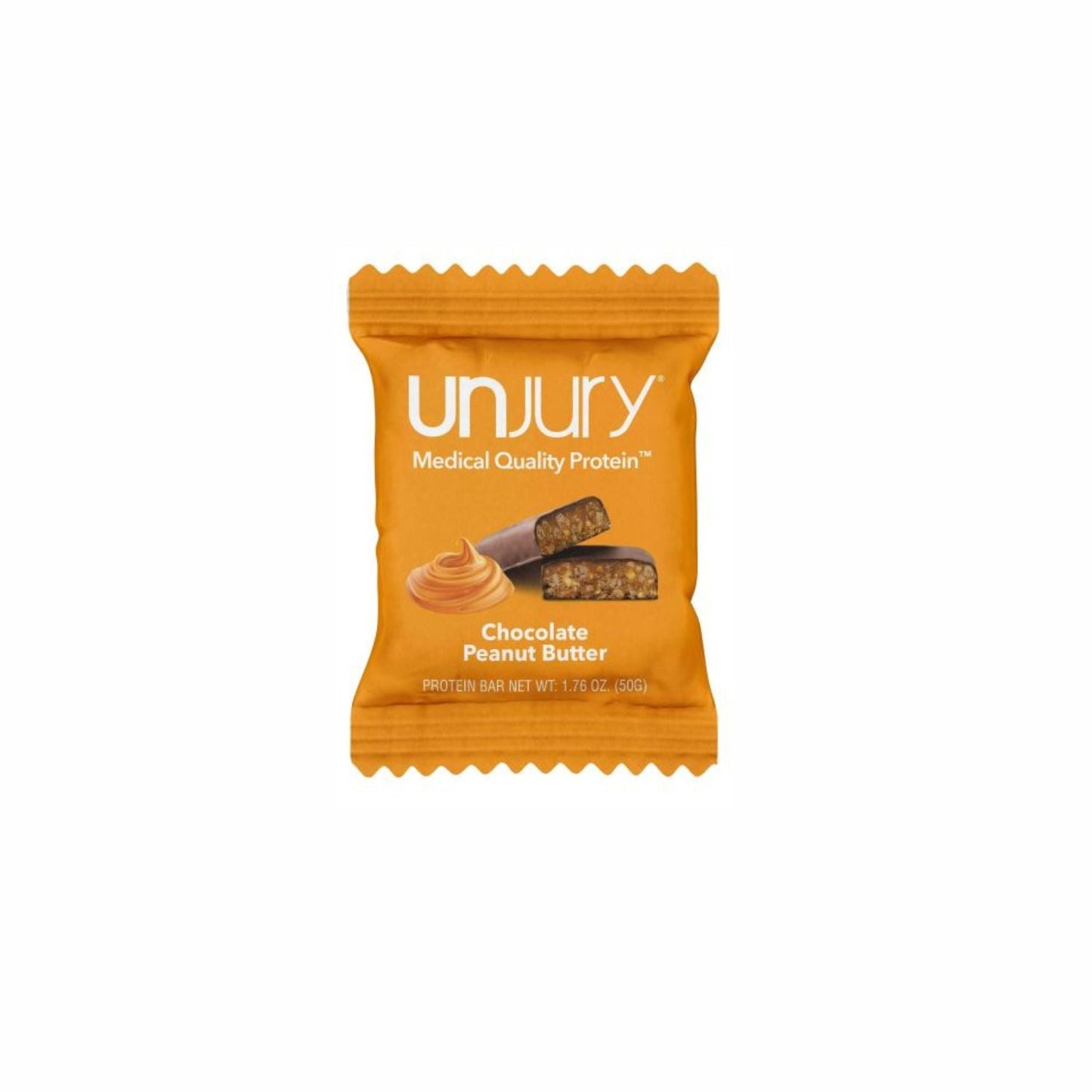 Unjury Chocolate Peanut Butter Protein Bars - Bariatric Fusion
