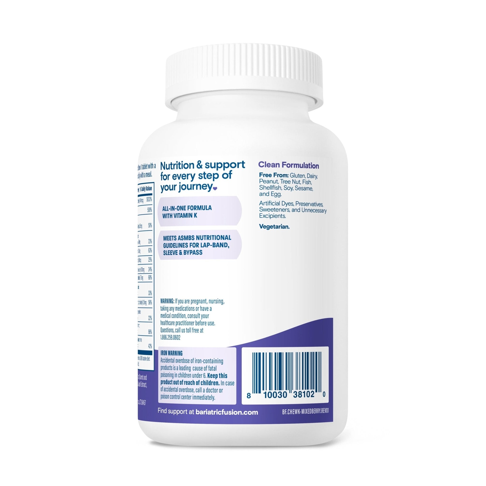 Very Berry Complete Chewable Multivitamin with Vitamin K