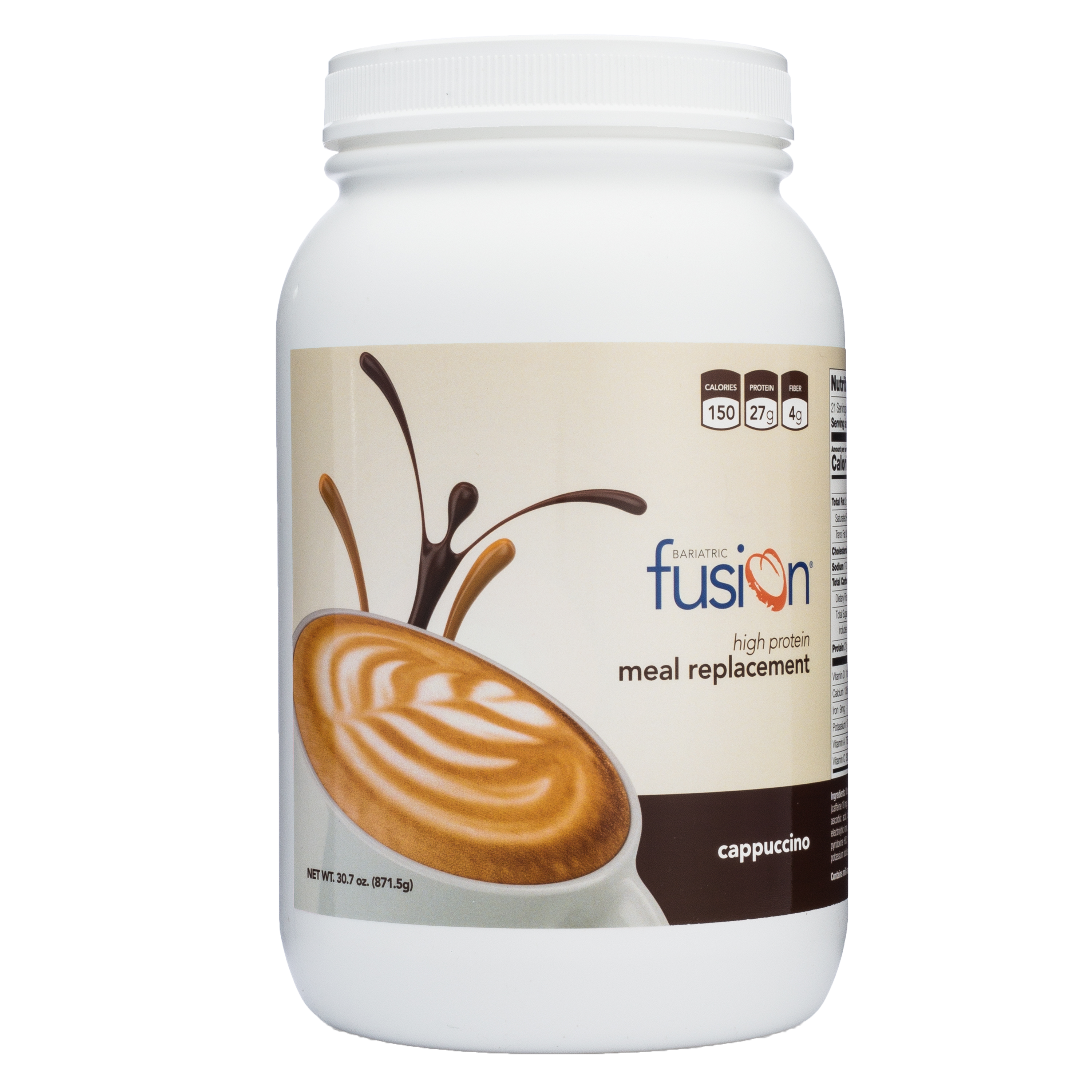 Cappuccino High Protein Meal Replacement - Bariatric Fusion