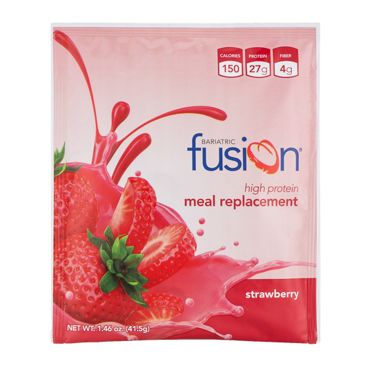 Strawberry High Protein Meal Replacement - Single Serve Packet - Bariatric Fusion