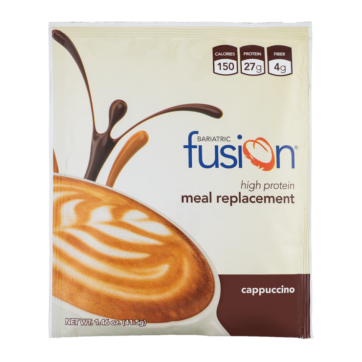 Cappuccino High Protein Meal Replacement - Single Serve Packet - Bariatric Fusion