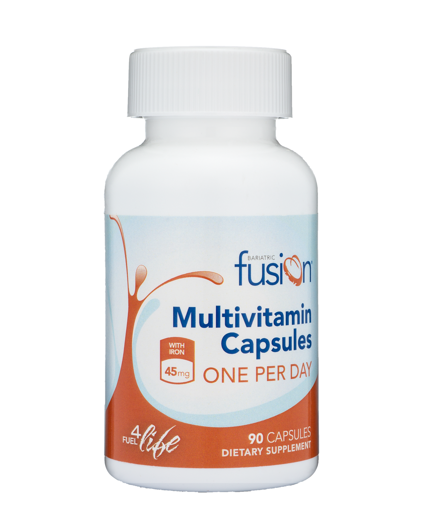 One PER Day Bariatric Multivitamin Capsule with 45mg IRON - 3 Month Supply - Bariatric Fusion