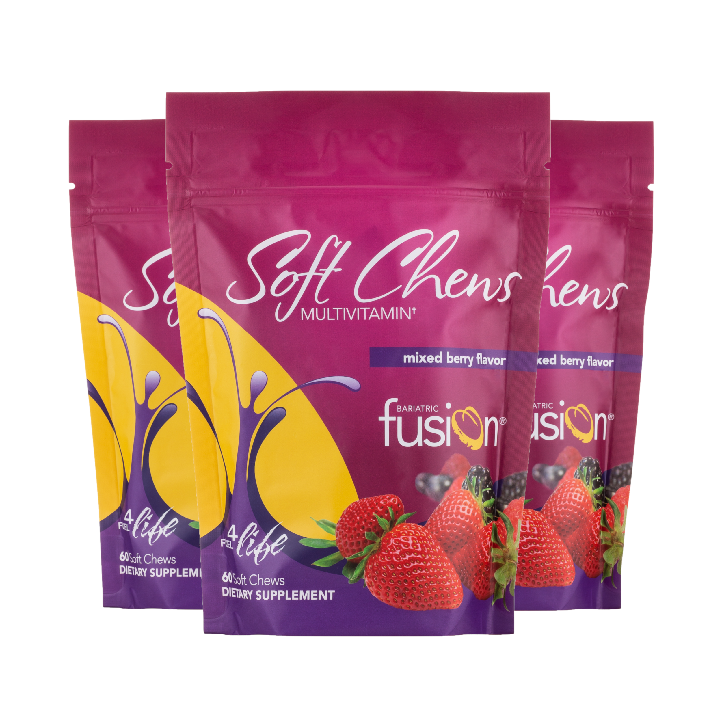 Bundle and Save - Mixed Berry Soft Chews Bariatric Multivitamin - Bariatric Fusion