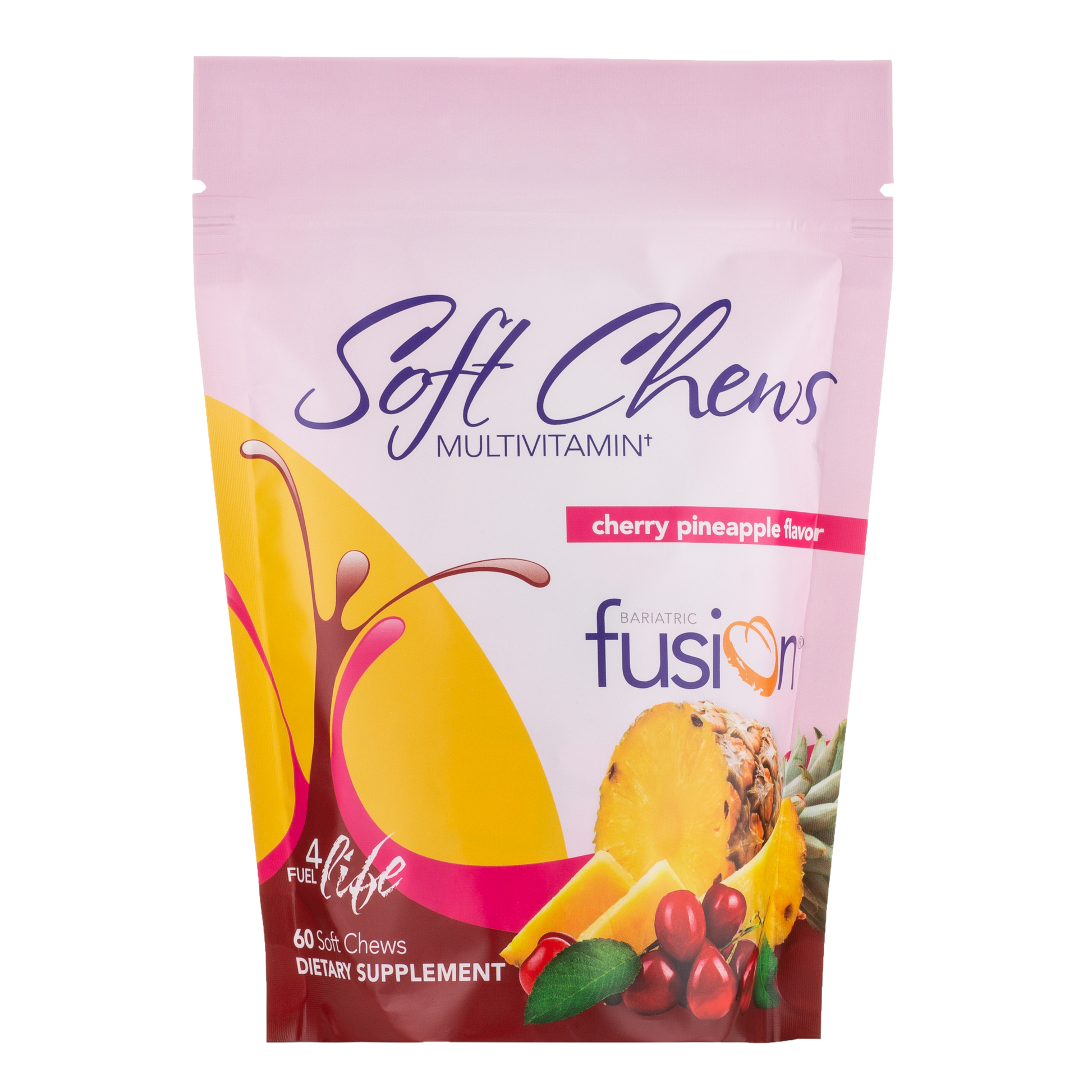 Cherry Pineapple Soft Chews Bariatric Multivitamin - Bariatric Fusion