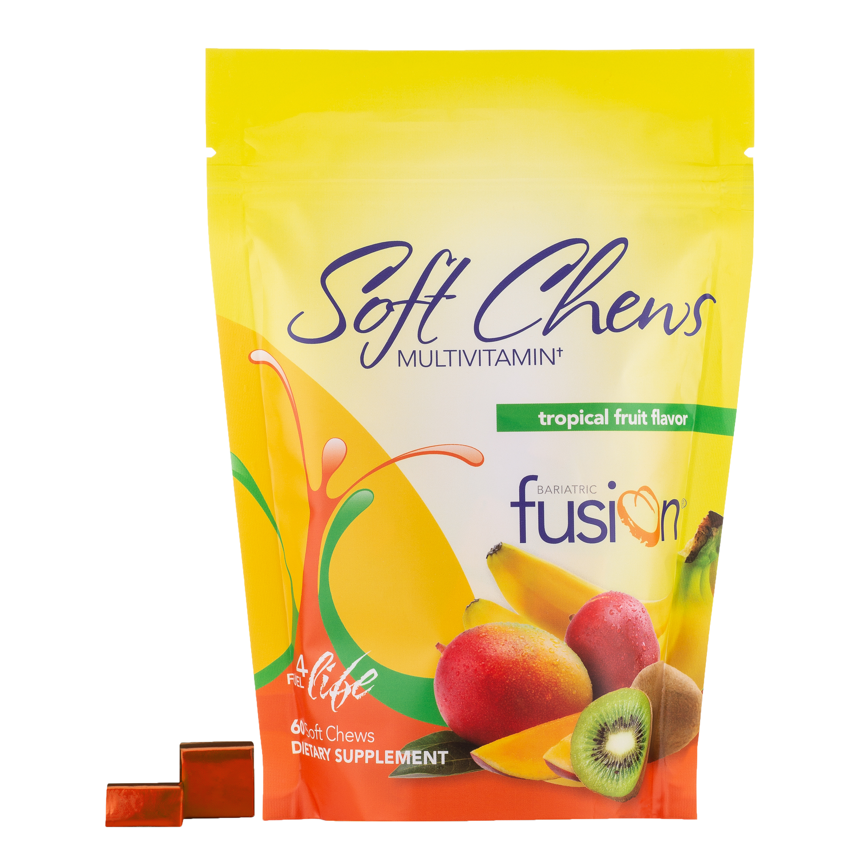 Tropical Fruit Soft Chews Bariatric Multivitamin - Bariatric Fusion