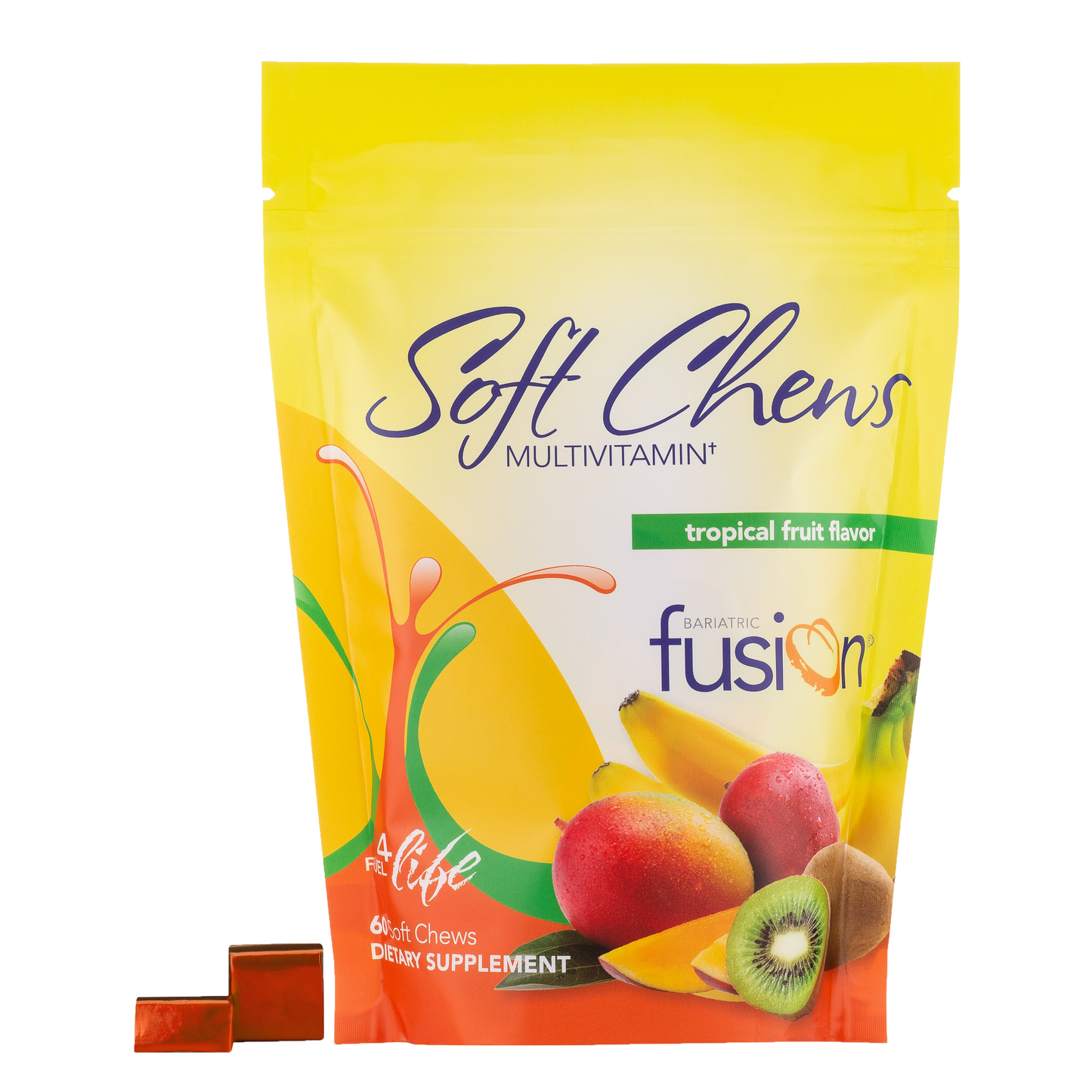 Tropical Fruit Soft Chews Bariatric Multivitamin - Bariatric Fusion