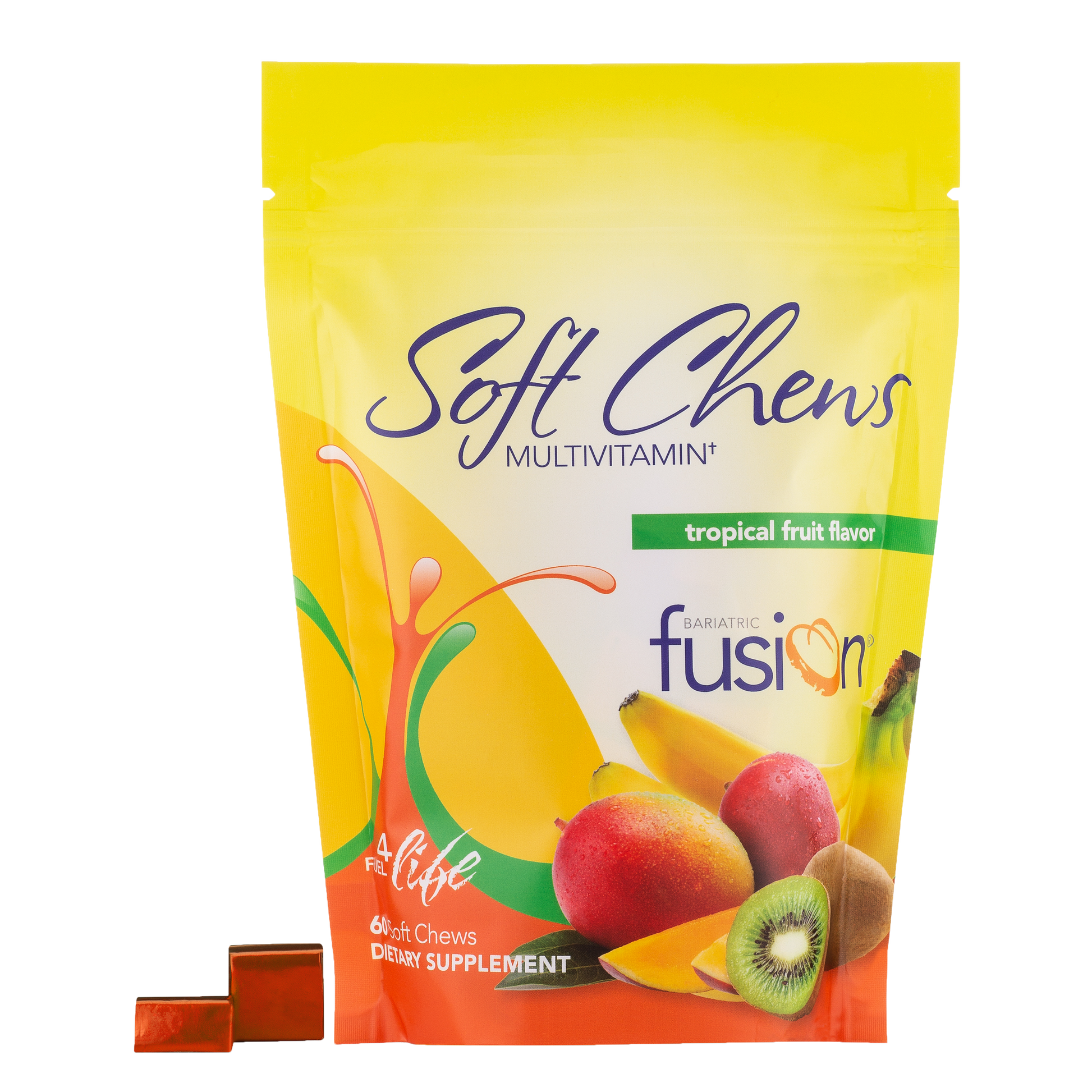 Tropical Fruit Soft Chews Bariatric Multivitamin - Bariatric Fusion