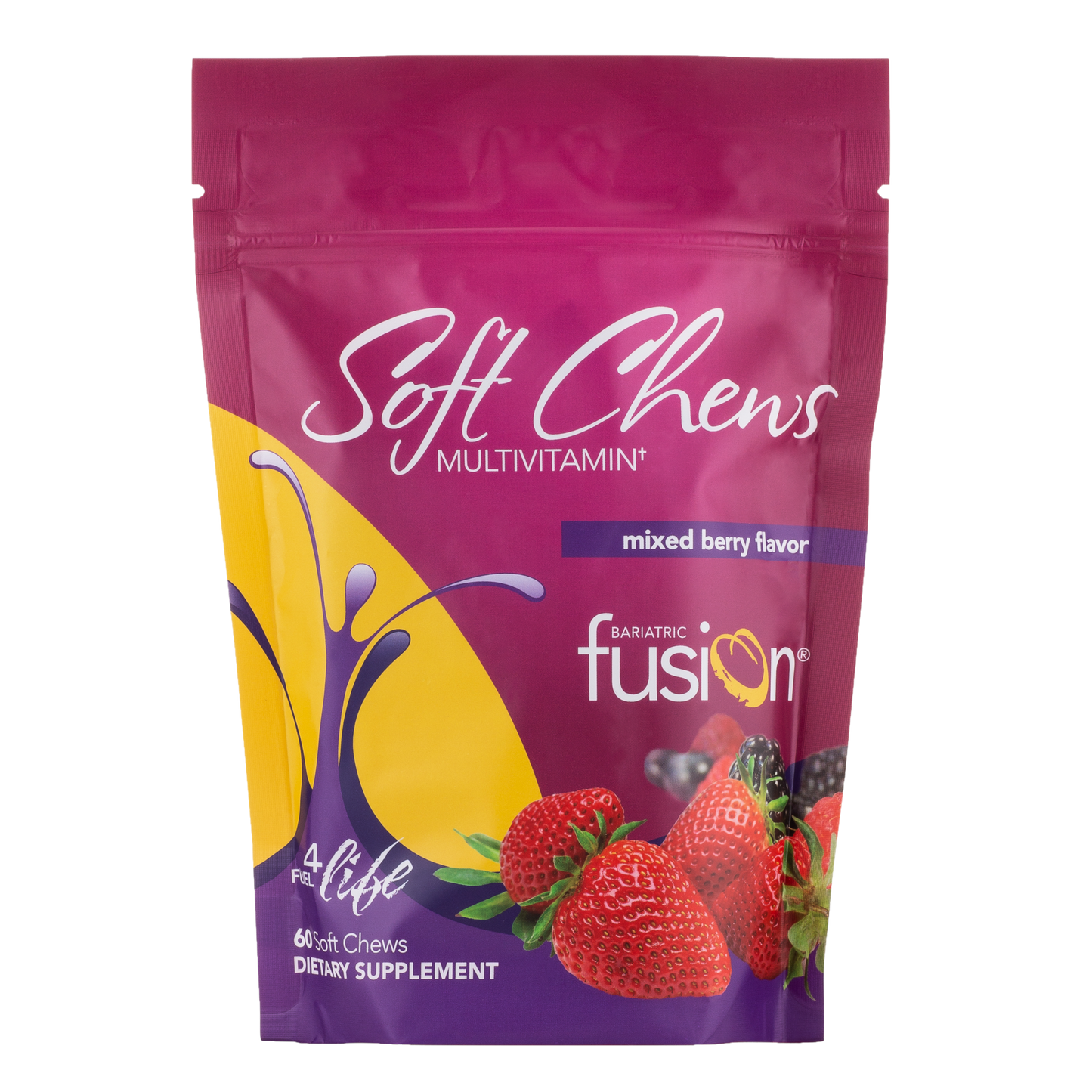 Mixed Berry Soft Chews Bariatric Multivitamin - Bariatric Fusion