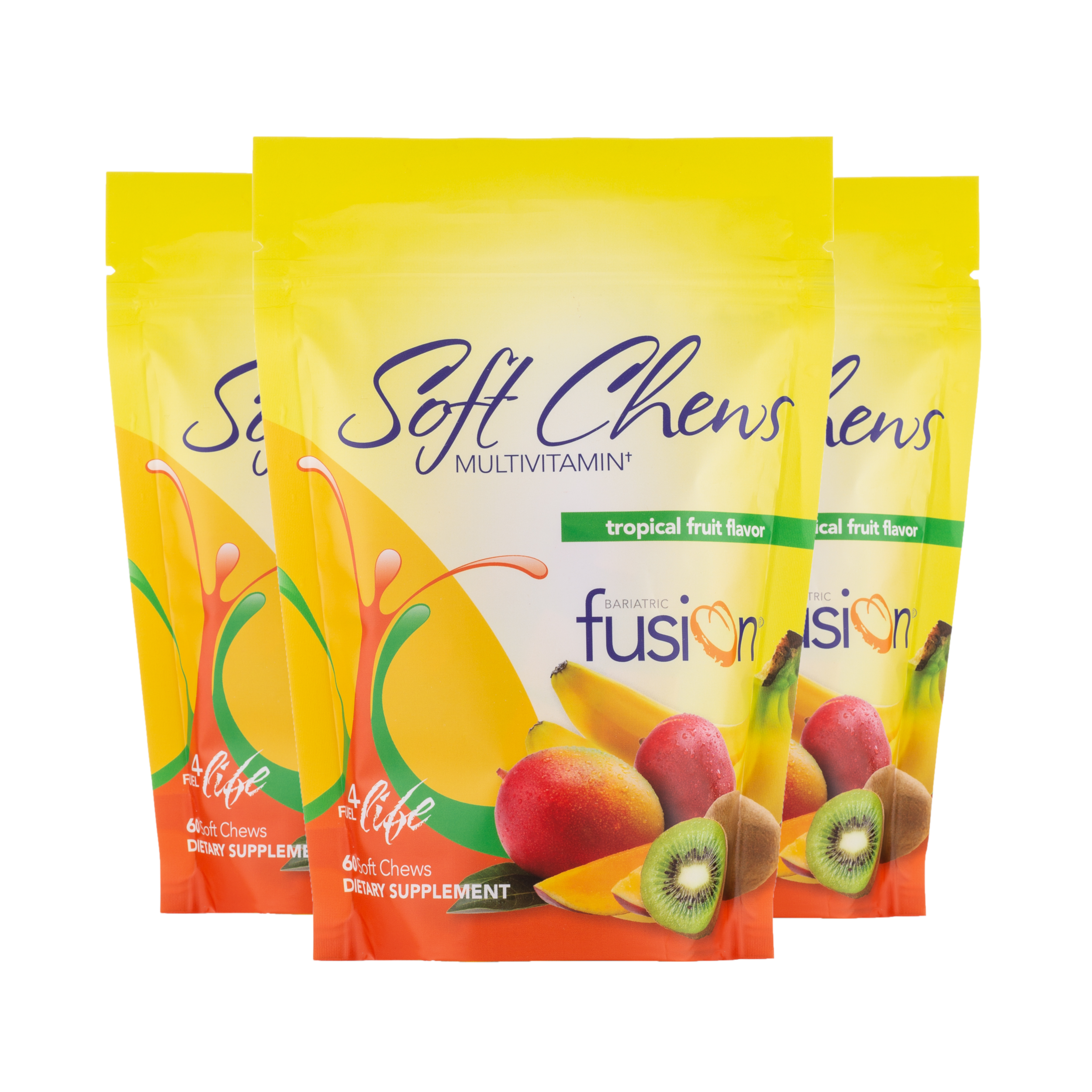 Bundle and Save - Tropical Fruit Soft Chews Bariatric Multivitamin - Bariatric Fusion
