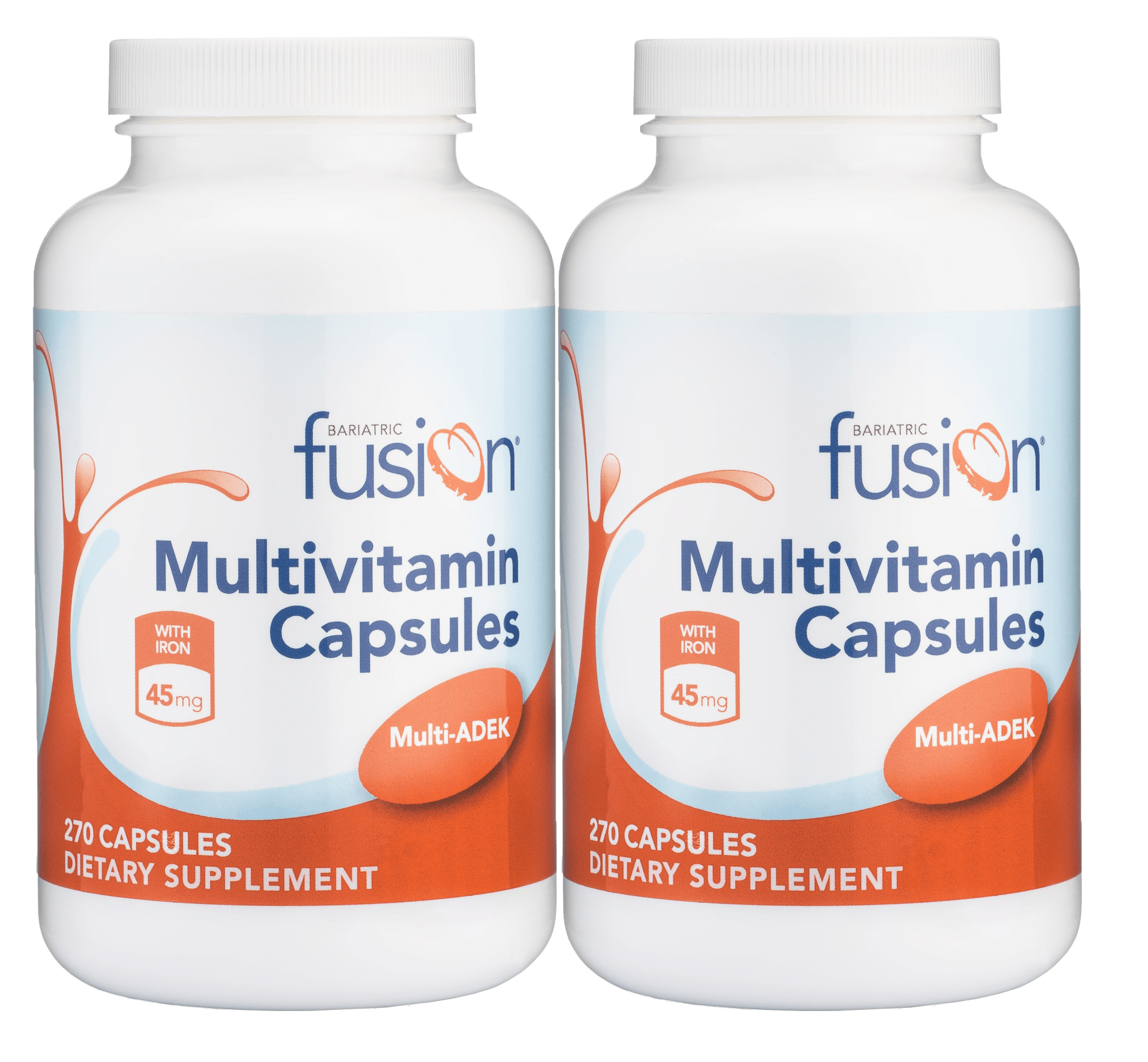 Bariatric ADEK Multivitamin Capsule with 45mg IRON Bundle