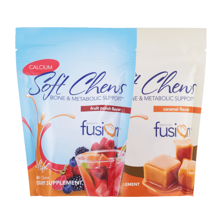 Best Sellers - 2 Bag Variety Pack - Bariatric Calcium Citrate Soft Chews - Bone & Metabolic Support - Bariatric Fusion