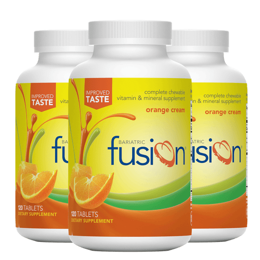 Bundle and Save - Orange Cream Complete Chewable Bariatric Multivitamin - Bariatric Fusion