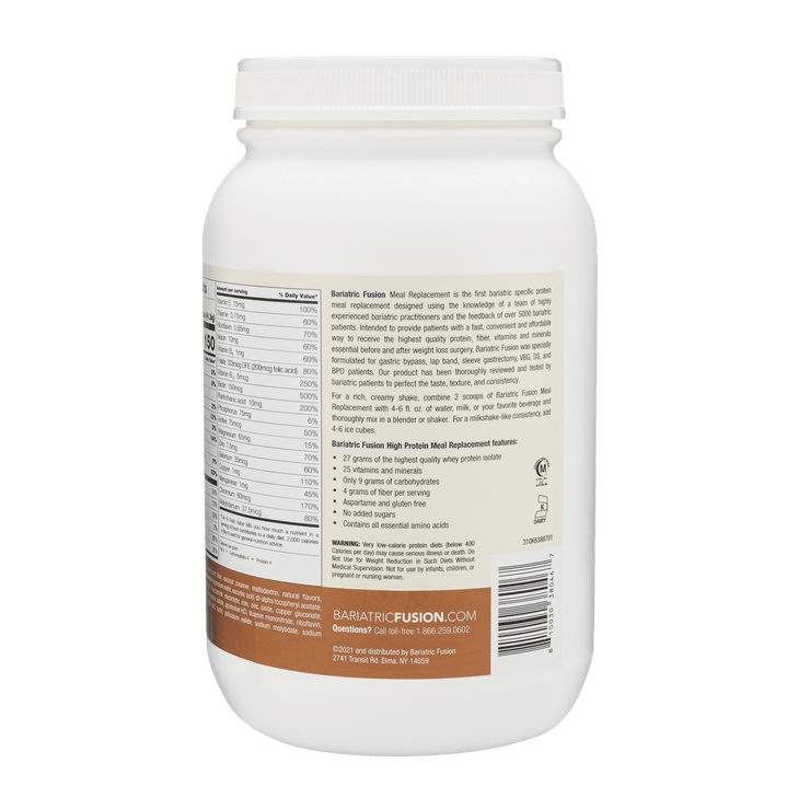 Caramel High Protein Meal Replacement - Bariatric Fusion