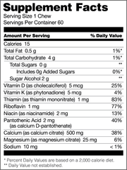 Cran-Grape Bariatric Calcium Citrate Soft Chews - Bariatric Fusion