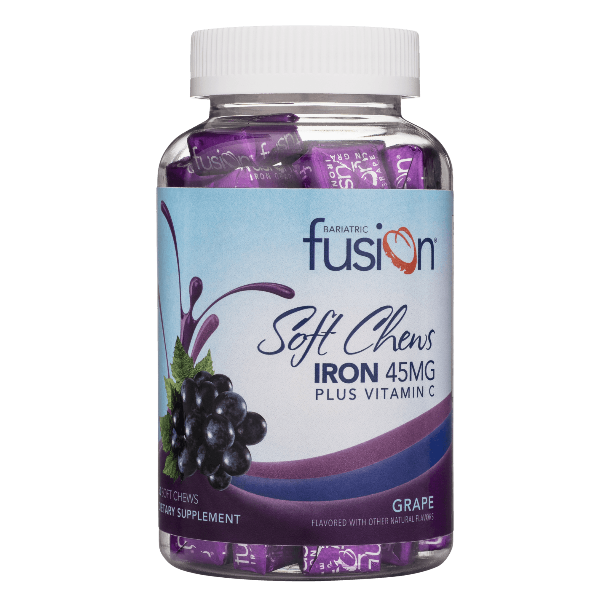 Grape Bariatric Iron Soft Chew with Vitamin C - Bariatric Fusion