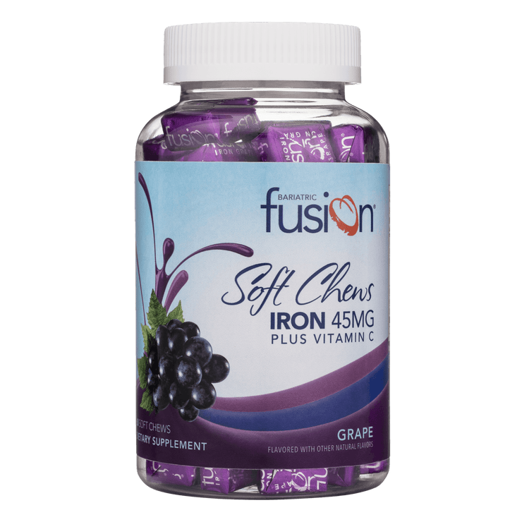 Grape Bariatric Iron Soft Chew with Vitamin C - Bariatric Fusion