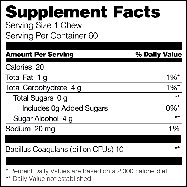 Grape Probiotic Soft Chew - Bariatric Fusion