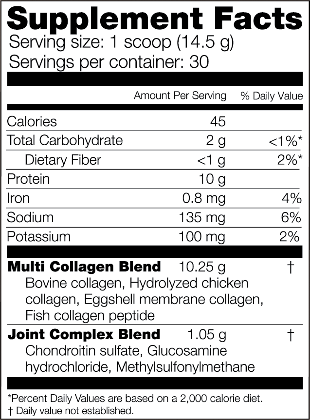 Multi Collagen Protein Powder - Chocolate - Bariatric Fusion