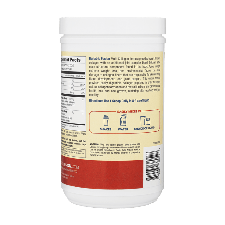 Multi Collagen Protein Powder - Strawberry Banana - Bariatric Fusion
