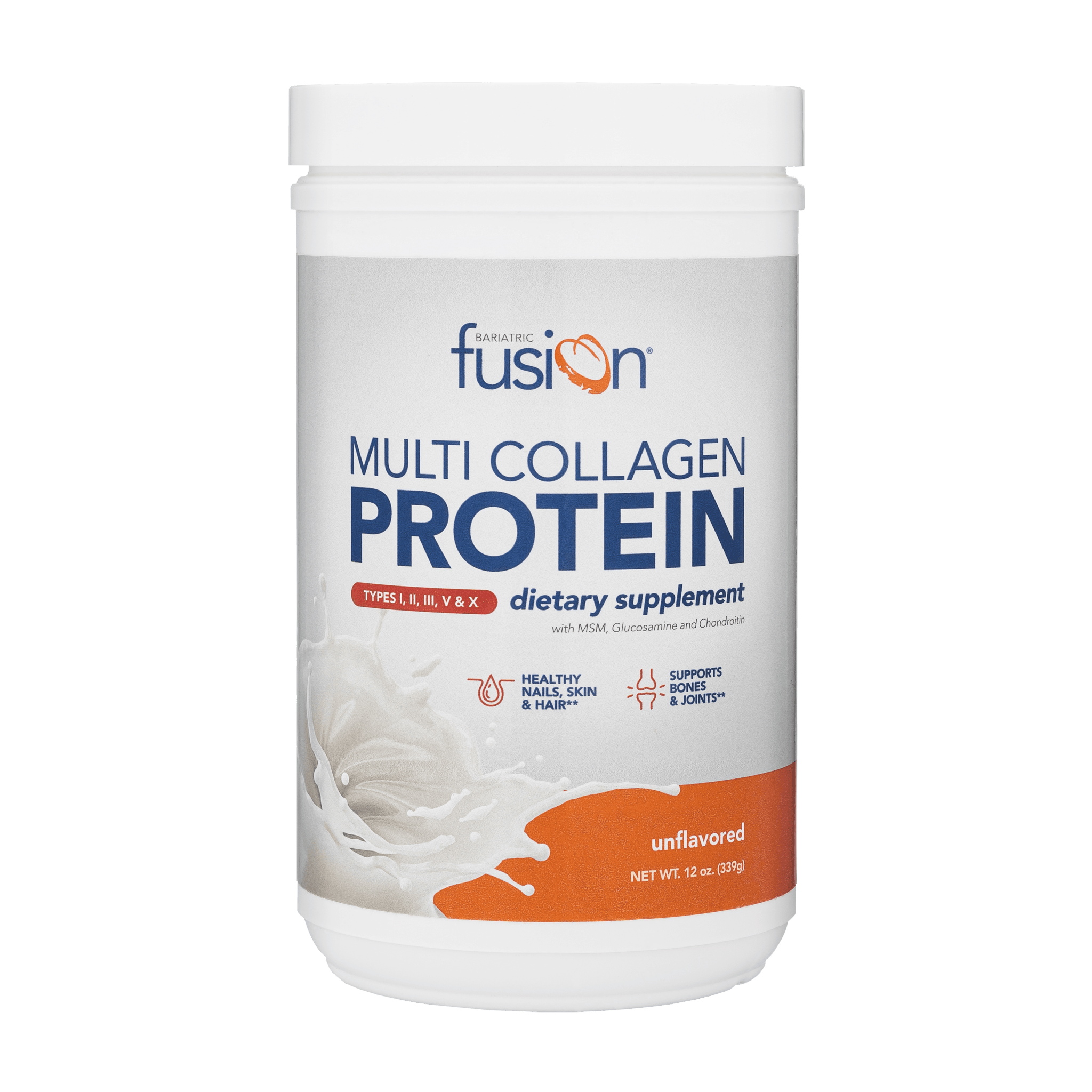 Multi Collagen Protein Powder - Unflavored - Bariatric Fusion