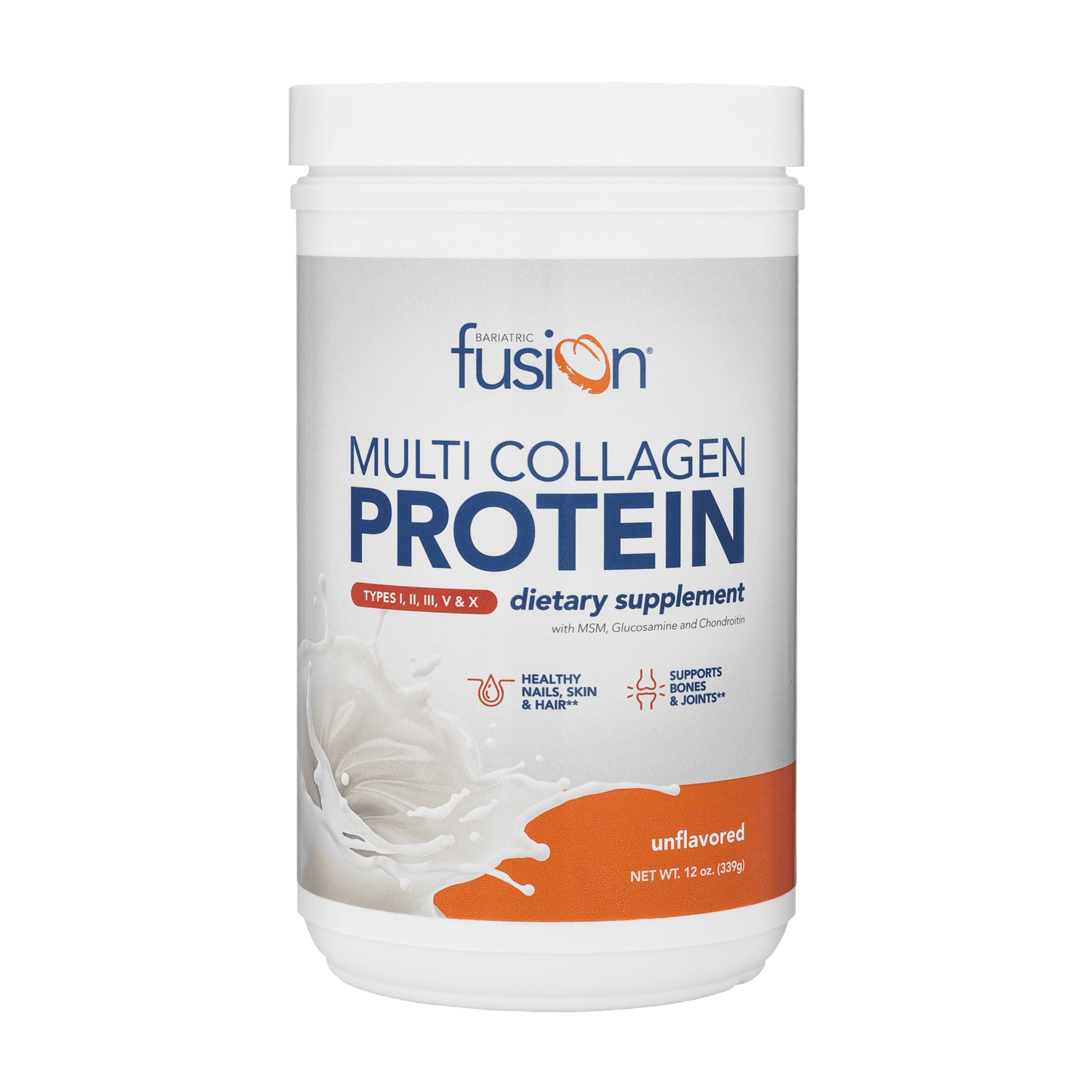 Multi Collagen Protein Powder - Unflavored - Bariatric Fusion