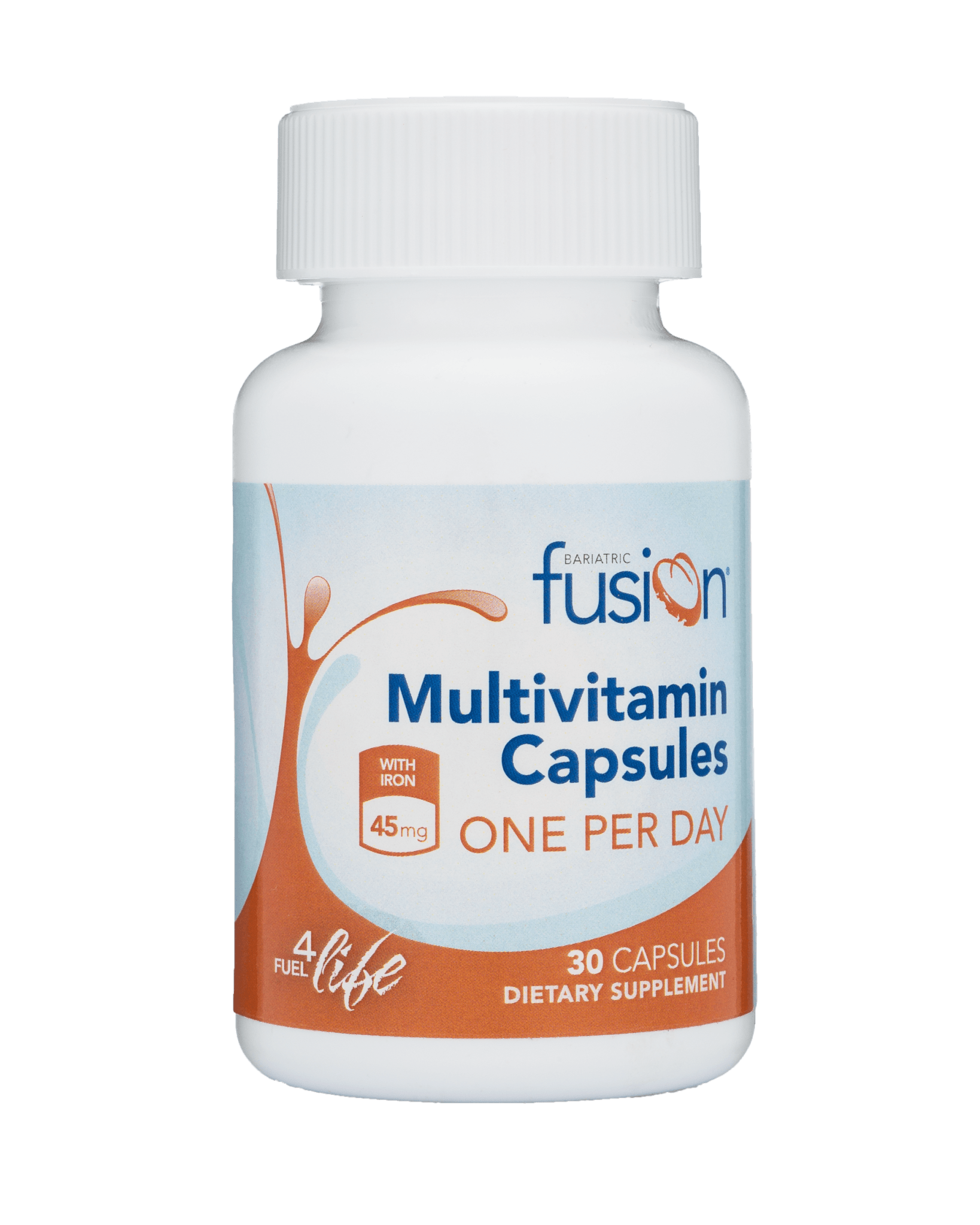 One PER Day Bariatric Multivitamin Capsule with 45mg IRON - 1 Month Supply - Bariatric Fusion