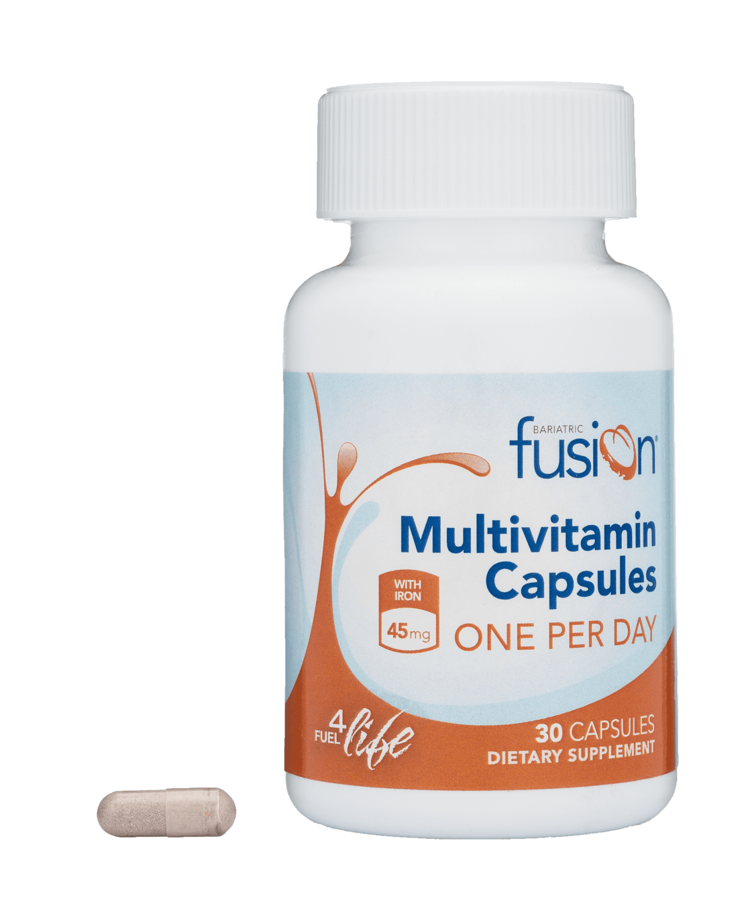 One PER Day Bariatric Multivitamin Capsule with 45mg IRON - 1 Month Supply - Bariatric Fusion