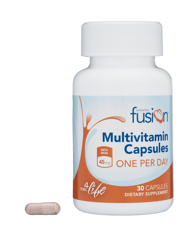 One PER Day Bariatric Multivitamin Capsule with 45mg IRON - 1 Month Supply - Bariatric Fusion