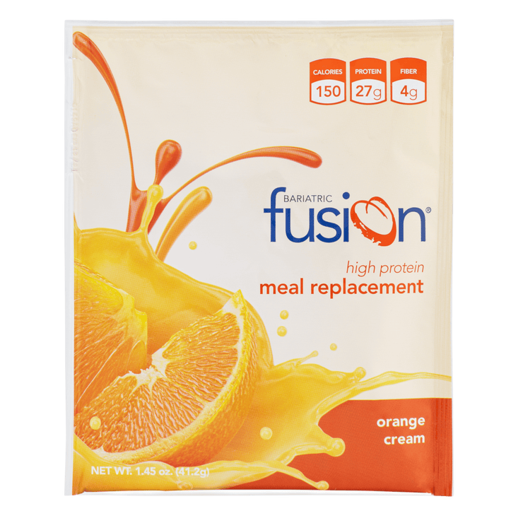 Orange Cream High Protein Meal Replacement - Single Serve Packet - Bariatric Fusion