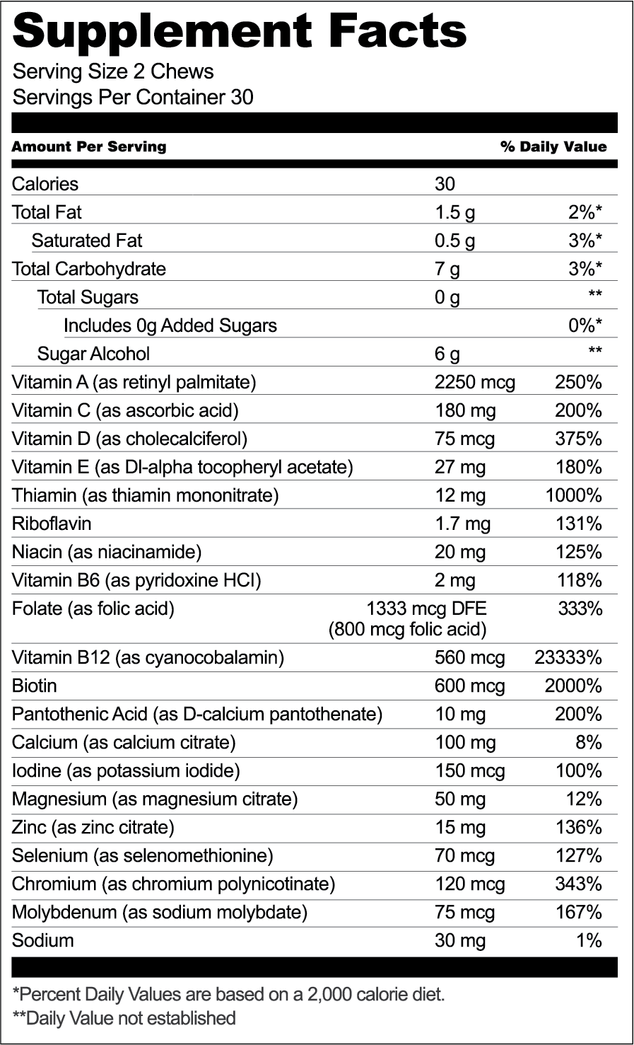 Tropical Fruit Bariatric Multivitamin Soft Chews - Bariatric Fusion