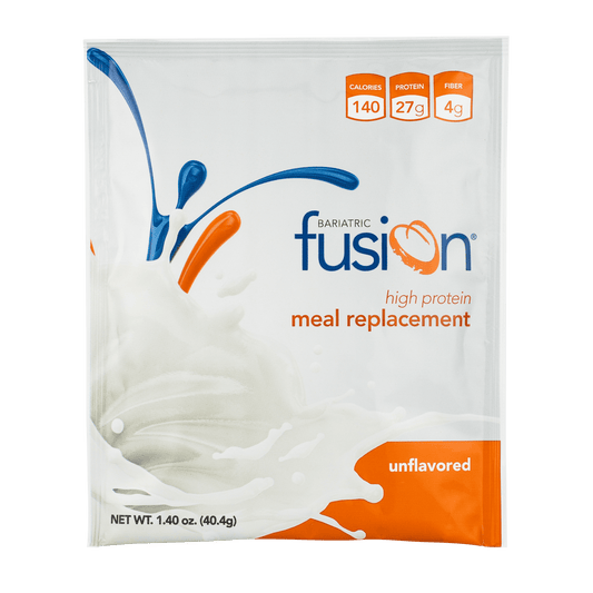 Unflavored High Protein Meal Replacement - Single Serve Packet - Bariatric Fusion